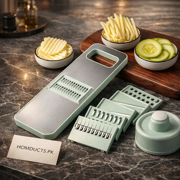 5-in-1 Vegetable Stainless Steel Slicer Cutter