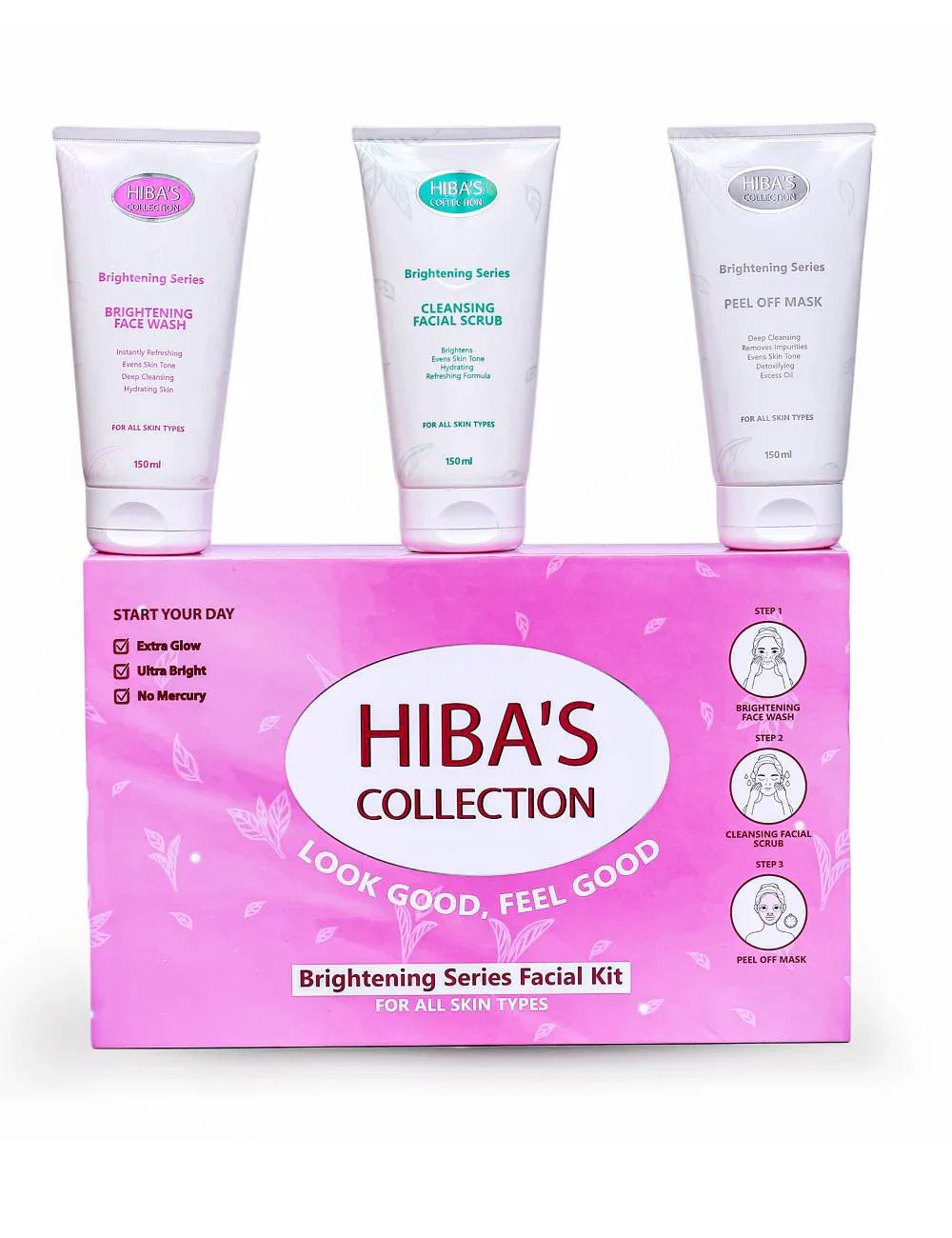 Hiba’s Brightening Series Facial Kit